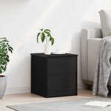  Kutija za spremanje s pohranom Crni hrast 40 x 42 x 46 cm | shoptok.hr
