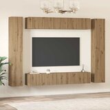  Set TV komoda 10 kom. Umjetnički hrast Konstruirano drvo Slike