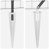 Euro ograda s špicama 10 x 1,2 m Čelik premazan PVC-om Siva | shoptok.hr