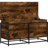 vidaXL Kutija za pohranu s poklopcem 100x40x51,5 cm konstruirano drvo | shoptok.hr