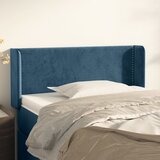 vidaXL Uzglavlje s ušima tamnoplavi 93x16x78/88 cm baršunasti Cijene
