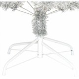  Umjetno božićno drvce sa stalkom srebrno 210 cm PET | shoptok.hr
