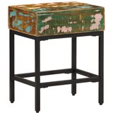 The Living Store Stranska mizica 40x30x51 cm trden predelan les - Stranska Mizica, (21836259) Cene