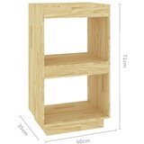 Ormarić za knjige 40 x 35 x 71 cm od masivne borovine | shoptok.hr