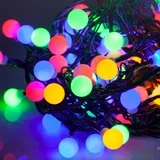 LED lampice za božićno drvce, vanjske, 10 m, RGB, s promjenjivim načinom osvjetljenja