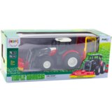 Traktor na daljinsko upravljanje s kosilicama - crveni | shoptok.hr