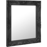Maison Chic Stensko Ogledalo - Zrcalo - Kozmetično ogledalo v baročnem stilu 50x60 cm črno, (21698208) | Shoptok.si