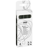 Set crnih markera s različitim vrhovima 4 kom (crni marker) | shoptok.hr