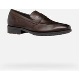 Geox Dark brown men's loafers Walk Pleasure F - Men's | ePonuda.com