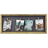  Za fotografije Wäscheleine (Smeđe boje, 4 okvira za fotografiju, MDF) | shoptok.hr