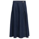 .OBJECT Krila Sina Long Skirt - Dark Denim Modra Cene