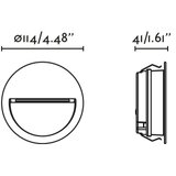 Faro 71969 - LED ugradna svetiljka POMA LED/3W/230V 2200/2700/3200/4000K IP65 antracitna | Eponuda.com