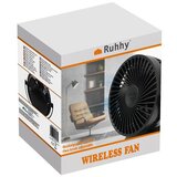 Ruhhy bežični ventilator s kopčom 1200 mAh – USB-C stolni ventilator 3u1 | shoptok.hr