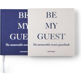 Printworks knjiga gostov - be my guest - siva/morsko modra Cene