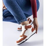 Gemre White-brown high-top sneakers Elizabeth | Shoptok.si