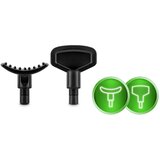 Neo-Sport pištolj za masažu tijela + 8 nastavaka, rozi | shoptok.hr