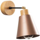 Opviq lights Zidna lampa u bakrenoj boji/u prirodnoj boji ø 14 cm Manavgat – | shoptok.hr