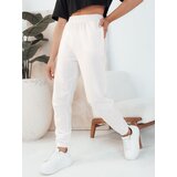 DStreet Spodnie damskie dresowe SWAN ecru | shoptok.hr