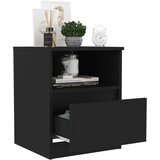 Nočna omarica 2 kosa črna 40x40x50 cm iverna plošča, (20624032) | Shoptok.si