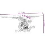  Skulptura Srebrno 91,5 x 32 x 33 cm Aluminij | shoptok.hr