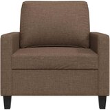  Fotelja smeđa 60 cm od tkanine | Shoptok.si
