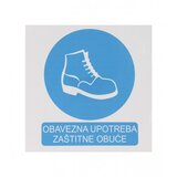 Master Naljepnica OBAVEZNA UPOTREBA ZAŠTITNE OBUĆE 19,5x19,5cm M50838 Cijene