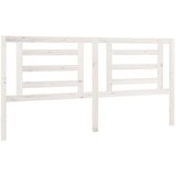  Uzglavlje za krevet bijelo 186 x 4 x 100 cm od masivne borovine | shoptok.hr