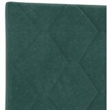  Krevet s od storage Tamnozelena 100 x 200 cm Baršun - Tamnozelena 100 x 200 cm Dizajn s rombovima | shoptok.hr