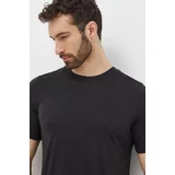 Fjallraven Volnen t-shirt Abisko Wool črna barva, F87193