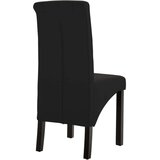 Jedilni stoli 4 kosi črno blago, (20700807) | Shoptok.si