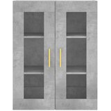  Visoka komoda siva betona 69,5x34x180 cm od konstruiranog drva | shoptok.hr