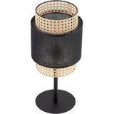  Stona lampa BOHO 1xE27/15W/230V crna/ratan | Eponuda.com
