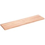  Kupaonska radna ploča svjetlosmeđa 160x40x(2-4) cm masivno drvo | shoptok.hr