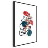  Plakat - Olympics - Cycling Race 29.7x42 Crni okvir s margom | shoptok.hr