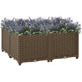  Povišena gredica 80 x 80 x 38 cm od polipropilena | shoptok.hr