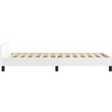vidaXL Posteljni okvir z vzglavjem bel 80x200 cm umetno usnje | Shoptok.si