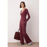 TRENDYOLMILLA ženski set top i pantalone Twoaw26Au00030, burgundac-bordo | Eponuda.com