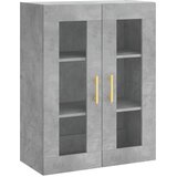 Visoka komoda siva betona 69,5x34x180 cm od konstruiranog drva | shoptok.hr
