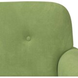  Ljubavni kauč s gumbima Svijetlo zelena 120 x 66 x 78 cm Baršun | Eponuda.com