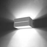Nice Lamps Bela stenska svetilka Lorum Maxi – | Shoptok.si