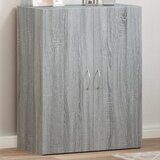 vidaXL Arhivska omara siva sonoma 60x32x77,5 cm inženirski les | Shoptok.si