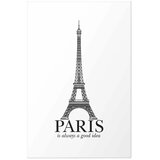  Plakat - Paris Is Always a Good Idea 60x90 Bez okvira s margom | shoptok.hr