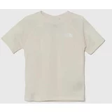 The North Face Otroška kratka majica SUMMER LT TEE bež barva