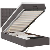  Otomanski krevet s madracem sivi 100x200 cm umjetna koža | shoptok.hr