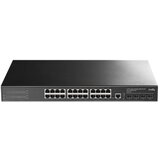 Cudy GS5024S4 24-Port layer 3 managed gigabit switch with 4 10G sfp slots Cene