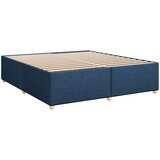  Boxspring krevet s madracem Plava 200 x 200 cm Tkanina | shoptok.hr