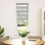 vidaXL zebra senčilo svetlo sivo 45x100 cm tkanina širina 40,9 cm | Shoptok.si