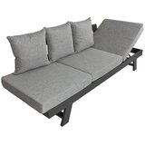 Garden Pleasure Siva aluminijasta vrtna sedežna garnitura Donna – | Shoptok.si