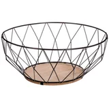 višenamjenska košarica diamond 28X11.5cm, crna