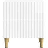  Noćni ormar 2 pcs Bijela visokog sjaja 43 x 34,5 x 48 cm | Eponuda.com
